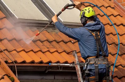 Démoussage et hydrofuge de toiture à Gomené